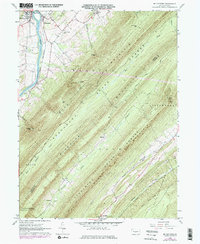 Download a high-resolution, GPS-compatible USGS topo map for Mc Veytown, PA (1977 edition)