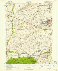 Download a high-resolution, GPS-compatible USGS topo map for Mechanicsburg, PA (1958 edition)