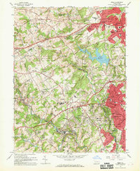 Download a high-resolution, GPS-compatible USGS topo map for Media, PA (1968 edition)