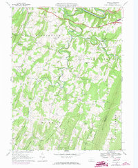 Download a high-resolution, GPS-compatible USGS topo map for Mench, PA (1973 edition)