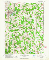 Download a high-resolution, GPS-compatible USGS topo map for Mercer, PA (1964 edition)