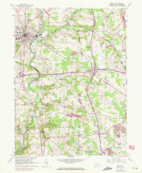 Download a high-resolution, GPS-compatible USGS topo map for Mercer, PA (1972 edition)