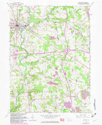 Download a high-resolution, GPS-compatible USGS topo map for Mercer, PA (1982 edition)