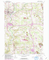 Download a high-resolution, GPS-compatible USGS topo map for Mercer, PA (1990 edition)