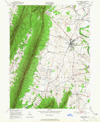 Download a high-resolution, GPS-compatible USGS topo map for Mercersburg, PA (1965 edition)
