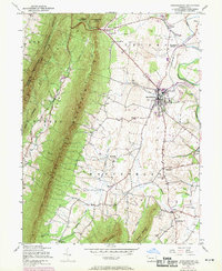 Download a high-resolution, GPS-compatible USGS topo map for Mercersburg, PA (1969 edition)