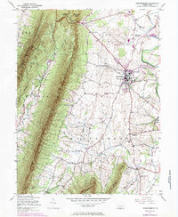 Download a high-resolution, GPS-compatible USGS topo map for Mercersburg, PA (1984 edition)