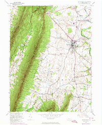 Download a high-resolution, GPS-compatible USGS topo map for Mercersburg, PA (1974 edition)