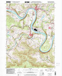 Download a high-resolution, GPS-compatible USGS topo map for Meshoppen, PA (2001 edition)