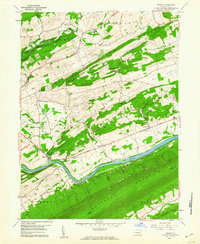 Download a high-resolution, GPS-compatible USGS topo map for Mexico, PA (1960 edition)
