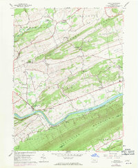 Download a high-resolution, GPS-compatible USGS topo map for Mexico, PA (1970 edition)