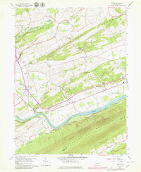 Download a high-resolution, GPS-compatible USGS topo map for Mexico, PA (1979 edition)