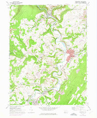 Download a high-resolution, GPS-compatible USGS topo map for Meyersdale, PA (1975 edition)