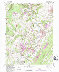 Download a high-resolution, GPS-compatible USGS topo map for Meyersdale, PA (1989 edition)