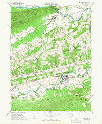Download a high-resolution, GPS-compatible USGS topo map for Middleburg, PA (1966 edition)