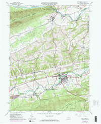 Download a high-resolution, GPS-compatible USGS topo map for Middleburg, PA (1973 edition)
