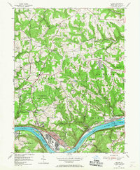 Download a high-resolution, GPS-compatible USGS topo map for Midland, PA (1968 edition)