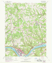 Download a high-resolution, GPS-compatible USGS topo map for Midland, PA (1969 edition)