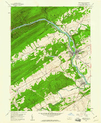Download a high-resolution, GPS-compatible USGS topo map for Mifflintown, PA (1960 edition)