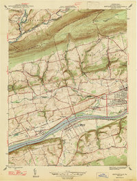 Download a high-resolution, GPS-compatible USGS topo map for Mifflinville, PA (1947 edition)