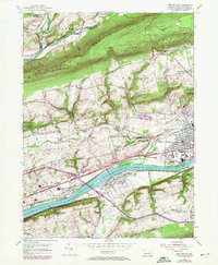 Download a high-resolution, GPS-compatible USGS topo map for Mifflinville, PA (1971 edition)