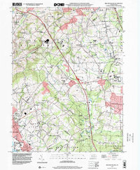 Download a high-resolution, GPS-compatible USGS topo map for Milford Square, PA (2001 edition)