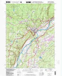 Download a high-resolution, GPS-compatible USGS topo map for Milford, PA (1999 edition)
