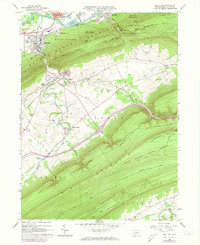 Download a high-resolution, GPS-compatible USGS topo map for Mill Hall, PA (1973 edition)