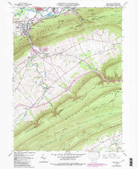 Download a high-resolution, GPS-compatible USGS topo map for Mill Hall, PA (1986 edition)