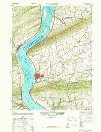 Download a high-resolution, GPS-compatible USGS topo map for Millersburg, PA (1947 edition)