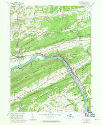 Download a high-resolution, GPS-compatible USGS topo map for Millerstown, PA (1971 edition)