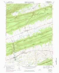 Download a high-resolution, GPS-compatible USGS topo map for Millheim, PA (1984 edition)