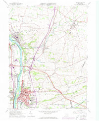Download a high-resolution, GPS-compatible USGS topo map for Milton, PA (1973 edition)