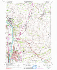Download a high-resolution, GPS-compatible USGS topo map for Milton, PA (1991 edition)
