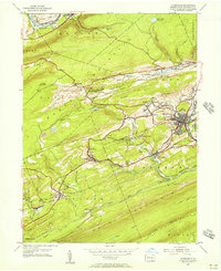 Download a high-resolution, GPS-compatible USGS topo map for Minersville, PA (1956 edition)