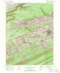 Download a high-resolution, GPS-compatible USGS topo map for Minersville, PA (1971 edition)