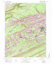 Download a high-resolution, GPS-compatible USGS topo map for Minersville, PA (1984 edition)
