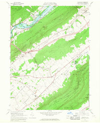 Download a high-resolution, GPS-compatible USGS topo map for Mingoville, PA (1968 edition)