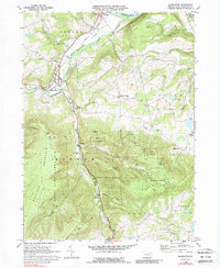 Download a high-resolution, GPS-compatible USGS topo map for Monroeton, PA (1988 edition)