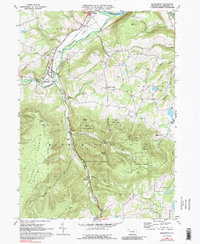 Download a high-resolution, GPS-compatible USGS topo map for Monroeton, PA (1988 edition)