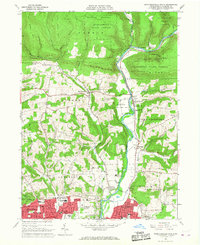 Download a high-resolution, GPS-compatible USGS topo map for Montoursville North, PA (1967 edition)
