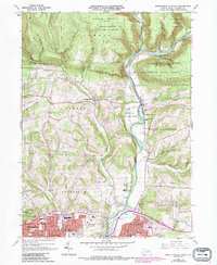 Download a high-resolution, GPS-compatible USGS topo map for Montoursville North, PA (1986 edition)