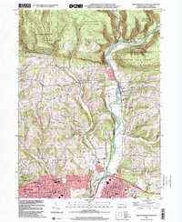 Download a high-resolution, GPS-compatible USGS topo map for Montoursville North, PA (2001 edition)