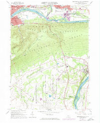 Download a high-resolution, GPS-compatible USGS topo map for Montoursville South, PA (1974 edition)