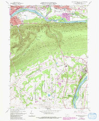 Download a high-resolution, GPS-compatible USGS topo map for Montoursville South, PA (1986 edition)