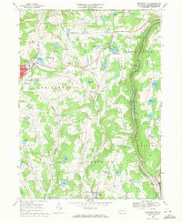 Download a high-resolution, GPS-compatible USGS topo map for Montrose East, PA (1971 edition)
