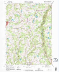 Download a high-resolution, GPS-compatible USGS topo map for Montrose East, PA (1995 edition)