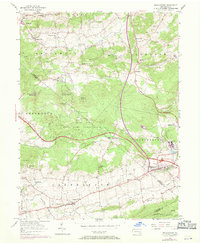 Download a high-resolution, GPS-compatible USGS topo map for Morgantown, PA (1971 edition)