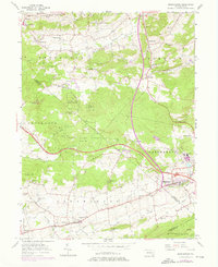 Download a high-resolution, GPS-compatible USGS topo map for Morgantown, PA (1976 edition)