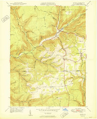 Download a high-resolution, GPS-compatible USGS topo map for Morris, PA (1950 edition)